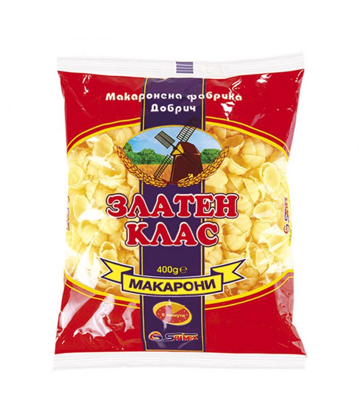 МАКАРОНИ МИДИ ЗЛАТЕН КЛАС 400ГР
